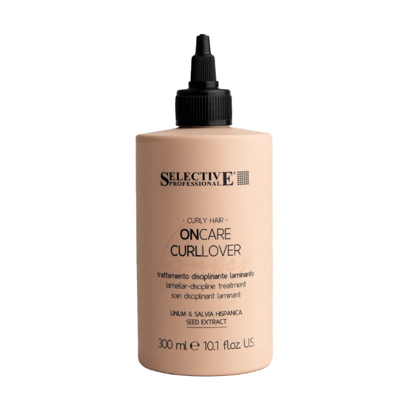 Супердисциплінувальний флюїд Selective Professional OnCare Curllover Lamellar-Discipline Treatment для ламінування кучерявого волосся, 300 мл